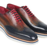 Paul Parkman Men's Smart Casual Wingtip Oxfords in Multiple Colors