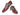 Paul Parkman Men's Smart Casual Wingtip Oxfords in Bordeaux & Green