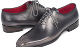 Paul Parkman Men's Wholecut Oxfords in Gray & Black