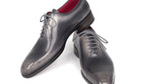 Paul Parkman Men's Wholecut Oxfords in Gray & Black