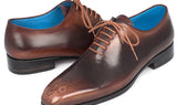 Paul Parkman Men's Wholecut Oxfords in Camel & Brown