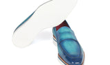 Paul Parkman Men's Smart Casual Loafers in Blue