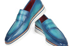 Paul Parkman Men's Smart Casual Loafers in Blue