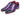 Paul Parkman Men's Hand-Painted Goodyear Welted Wholecut Oxfords in Purple