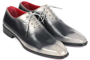 Paul Parkman Men's Hand-Painted Oxfords in Gray