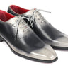 Paul Parkman Men's Hand-Painted Oxfords in Gray