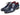 Paul Parkman Medallion Toe Derby Shoes in Navy