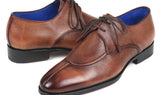 Paul Parkman Men's Split Toe Derby Shoes in Brown
