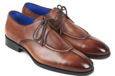 Paul Parkman Men's Split Toe Derby Shoes in Brown