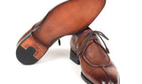 Paul Parkman Men's Split Toe Derby Shoes in Brown
