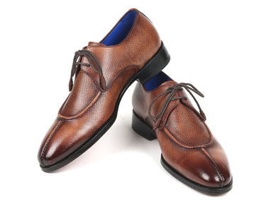 Paul Parkman Men's Split Toe Derby Shoes in Brown