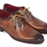 Paul Parkman Men's Medallion Toe Oxfords in Brown & Camel