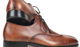 Paul Parkman Men's Split Toe Derby Shoes in Brown