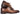 Paul Parkman Men's Medallion Toe Oxfords in Brown & Camel