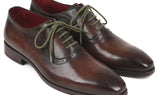 Paul Parkman Men's Medallion Toe Oxfords in Brown