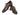 Paul Parkman Men's Medallion Toe Oxfords in Brown