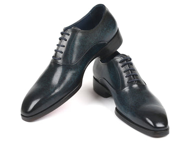 Paul Parkman Men's Plain Toe Oxfords in Navy