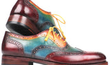 Paul Parkman Men's Goodyear Welted Wingtip Oxfords in Multiple Colors