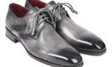 Paul Parkman Men's Medallion Toe Derby Shoes in Gray