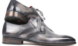 Paul Parkman Men's Medallion Toe Derby Shoes in Gray