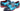 Paul Parkman Cap-Toe Derby Shoes in Blue & Turquoise Two Tone