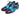 Paul Parkman Cap-Toe Derby Shoes in Blue & Turquoise Two Tone