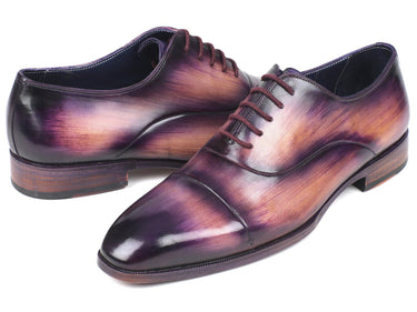 Paul Parkman Men's Cap-Toe Oxfords in Purple