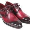 Paul Parkman Men's Ghillie Lacing Dress Shoes in Bordeaux