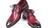 Paul Parkman Men's Ghillie Lacing Dress Shoes in Bordeaux