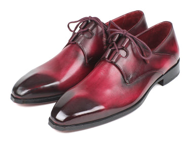 Paul Parkman Men's Ghillie Lacing Dress Shoes in Bordeaux