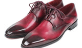 Paul Parkman Men's Ghillie Lacing Dress Shoes in Bordeaux