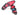 Paul Parkman Men's Captoe Double Monkstraps in Blue & Fuxia