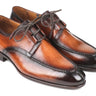 Paul Parkman Men's Ghillie Lacing Dress Shoes in Brown Burnished
