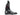 Paul Parkman Men's Side Zipper Leather Boots in Black