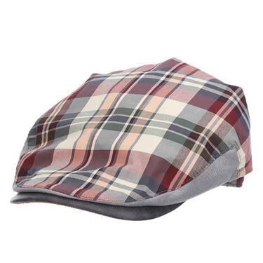 Stacy Adams Maryland Plaid Ivy Cap in Blue