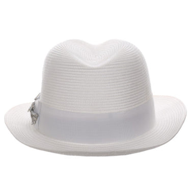 Stacy Adams Spire Poly Braid Pinch Front Fedora