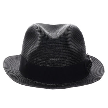 Stacy Adams Spire Poly Braid Pinch Front Fedora in #color_