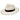Stetson Little Palm B Wide Brim Genuine Panama Fedora in Bleach / Black #color_ Bleach / Black