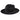 Stetson Crossover Wool Felt Wide Brim Fedora in Black