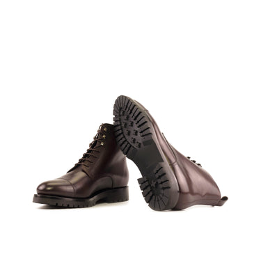 DapperFam Garrison in Dark Brown Men's Italian Leather Jumper Boot in #color_