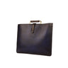 DapperFam Luxe Men's Satchel in Dark Brown Painted Full Grain