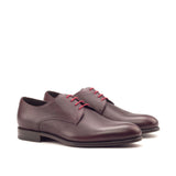 DapperFam Vero in Burgundy Men's Italian Full Grain Leather Derby — Style 2950