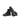 DapperFam Ryker in Black Men's Italian Leather & Lux Suede Moc Boot in