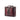 DapperFam Luxe Men's Travel Tote in Burgundy Painted Calf