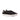 DapperFam Rivale in Black Men's Linen Trainer in Black