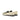 DapperFam Rialto in Ice / Khaki / Olive Men's Linen & Italian Leather Monk Slipper