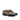 DapperFam Fabrizio Golf in Navy / Dark Brown / Black Men's Italian Croco Embossed Leather Saddle in Navy / Dark Brown / Black
