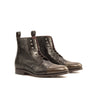 DapperFam Garrison in Dark Brown Men's Italian Leather Jumper Boot in Dark Brown #color_ Dark Brown