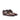 DapperFam Zephyr in Dark Brown / Brown / Fire Men's Lux Suede & Hand-Painted Patina Longwing Blucher in Dark Brown / Brown / Fire