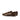 DapperFam Rialto in Brown / Dark Brown Men's Linen & Italian Leather Monk Slipper